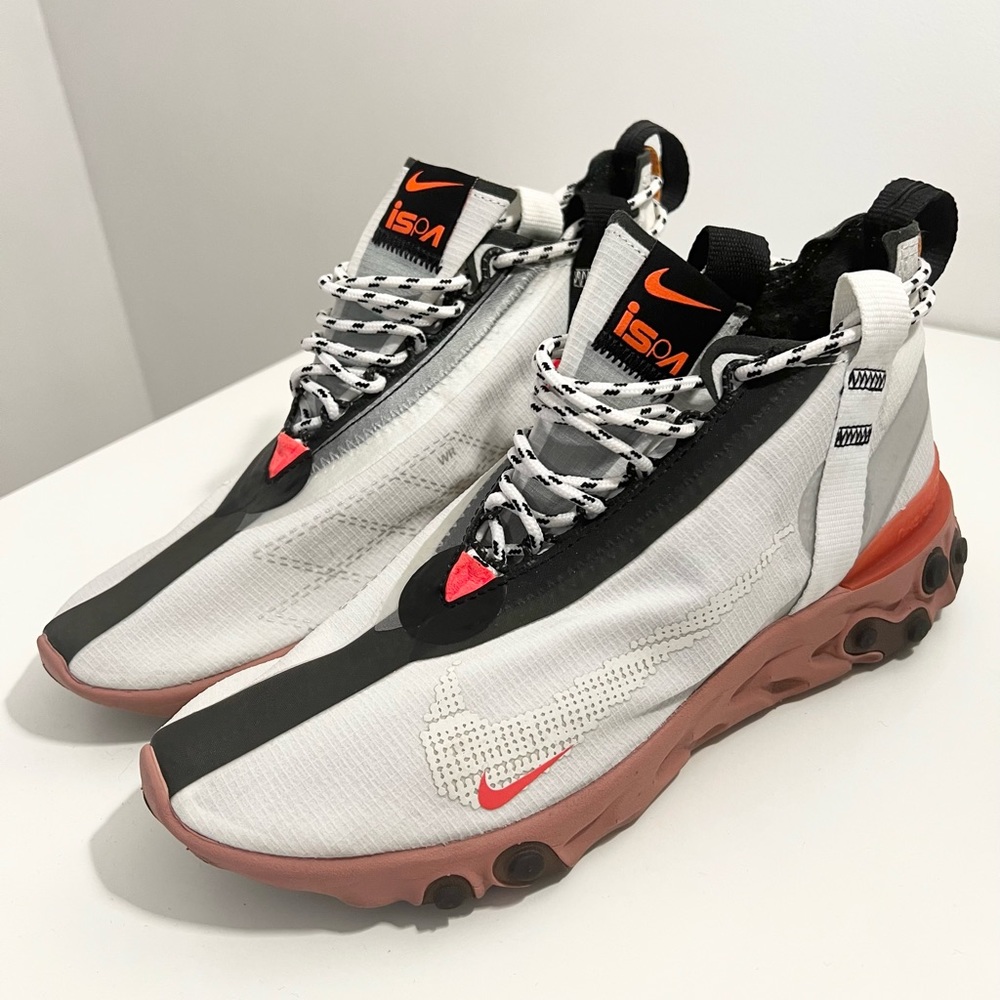 ispa react runner mid wr sneakers